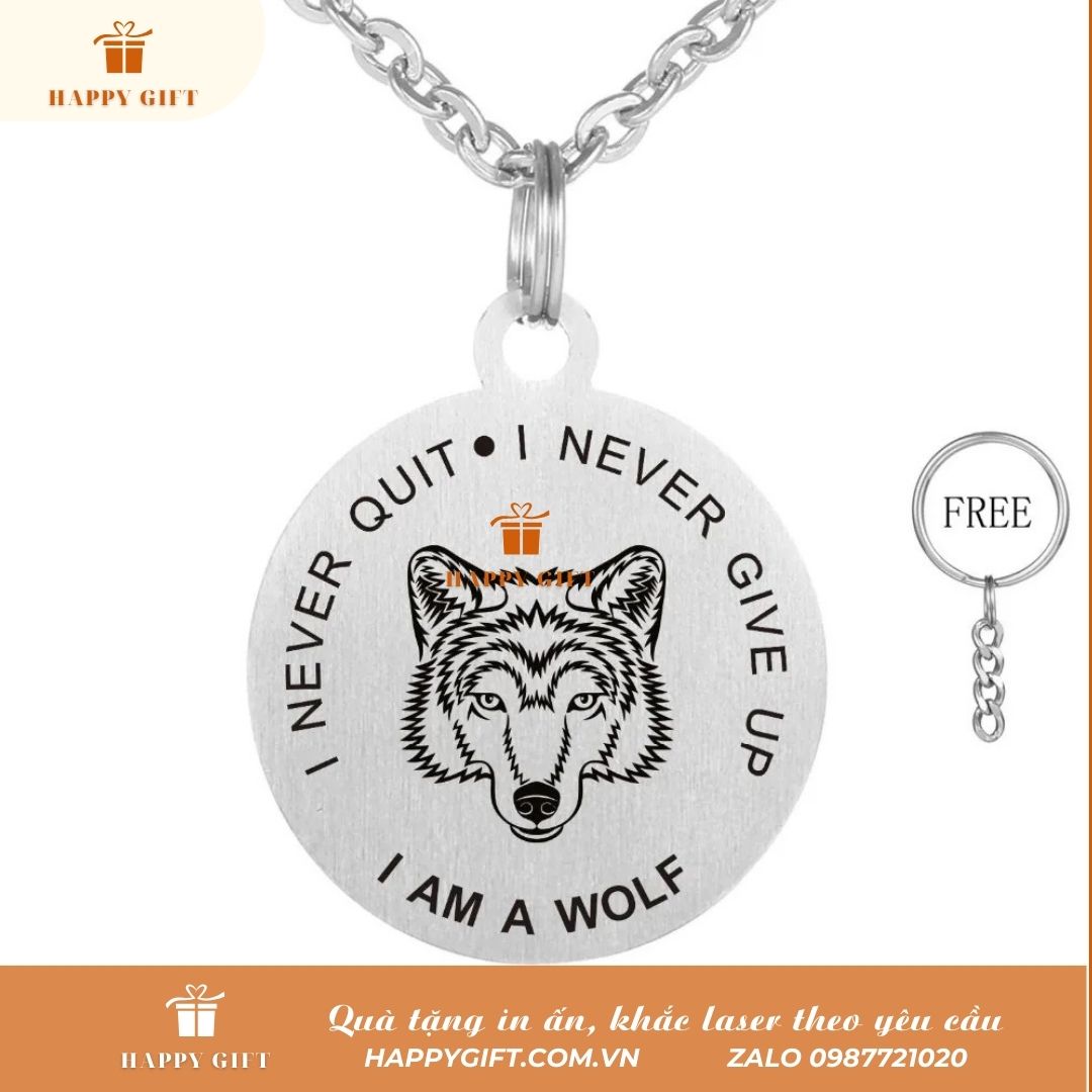 Khắc laser thẻ bài lính Dogtag