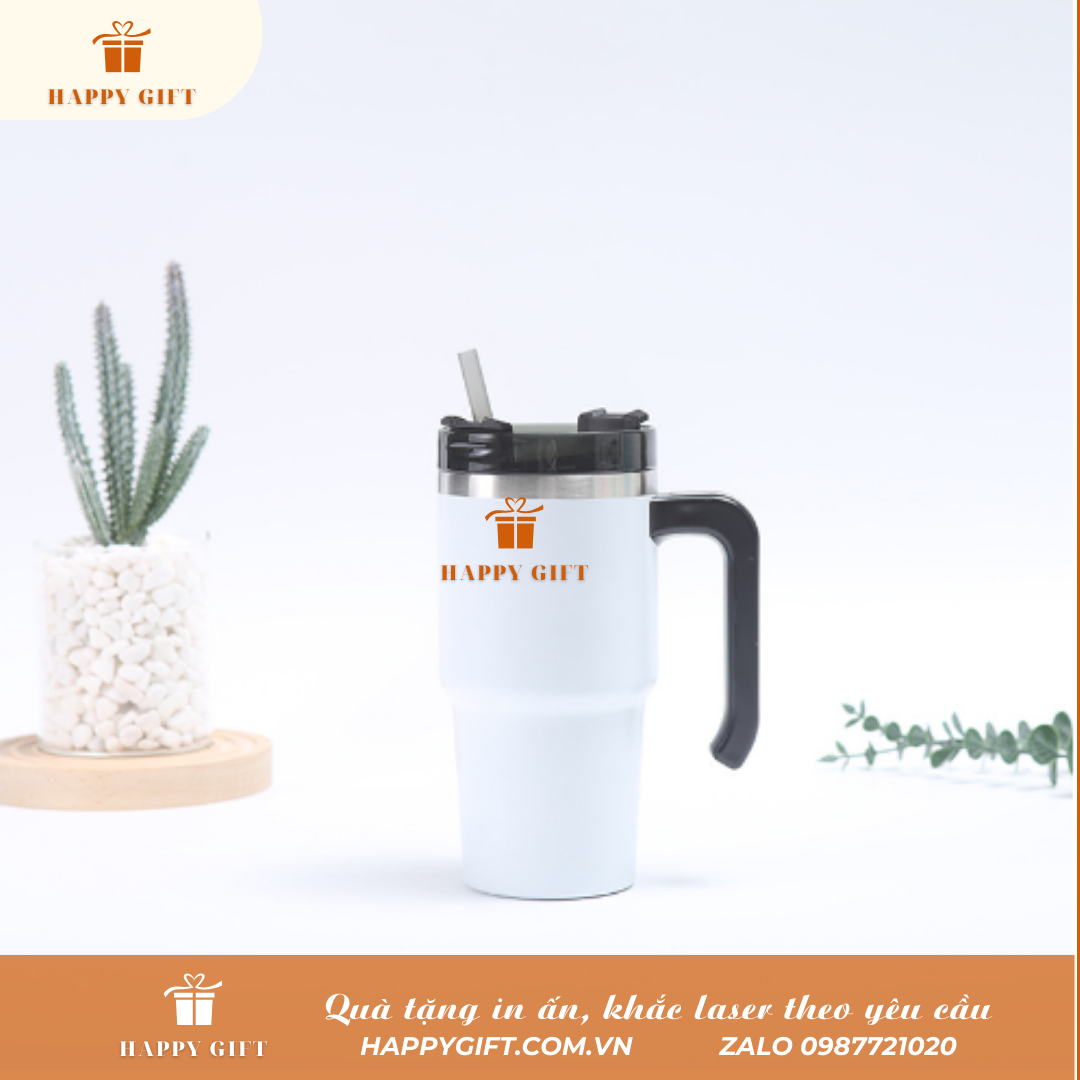 Cốc giữ nhiệt kiểu Mỹ có tay cầm