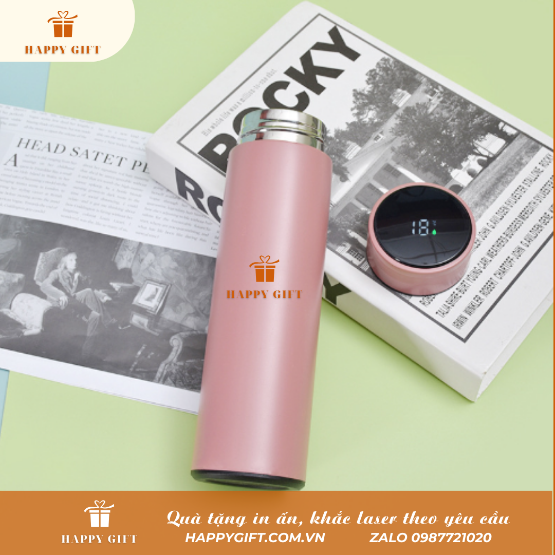 Bình giữ nhiệt hiển thị nhiệt độ