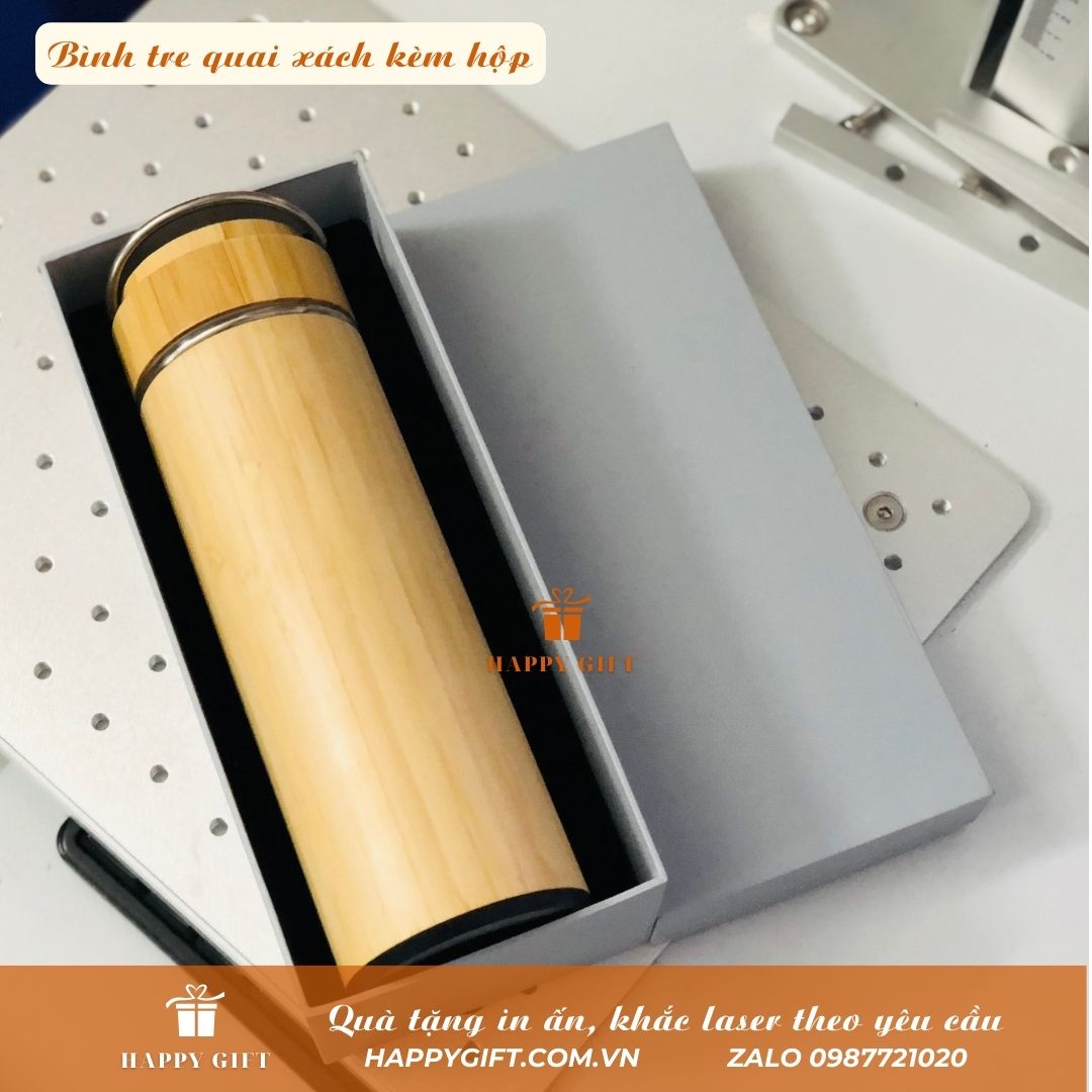 Bình tre kèm hộp - [Quà tặng sinh nhật, Quà tặng dịp lễ, Quà lưu niệm, Quà tặng doanh nghiệp]