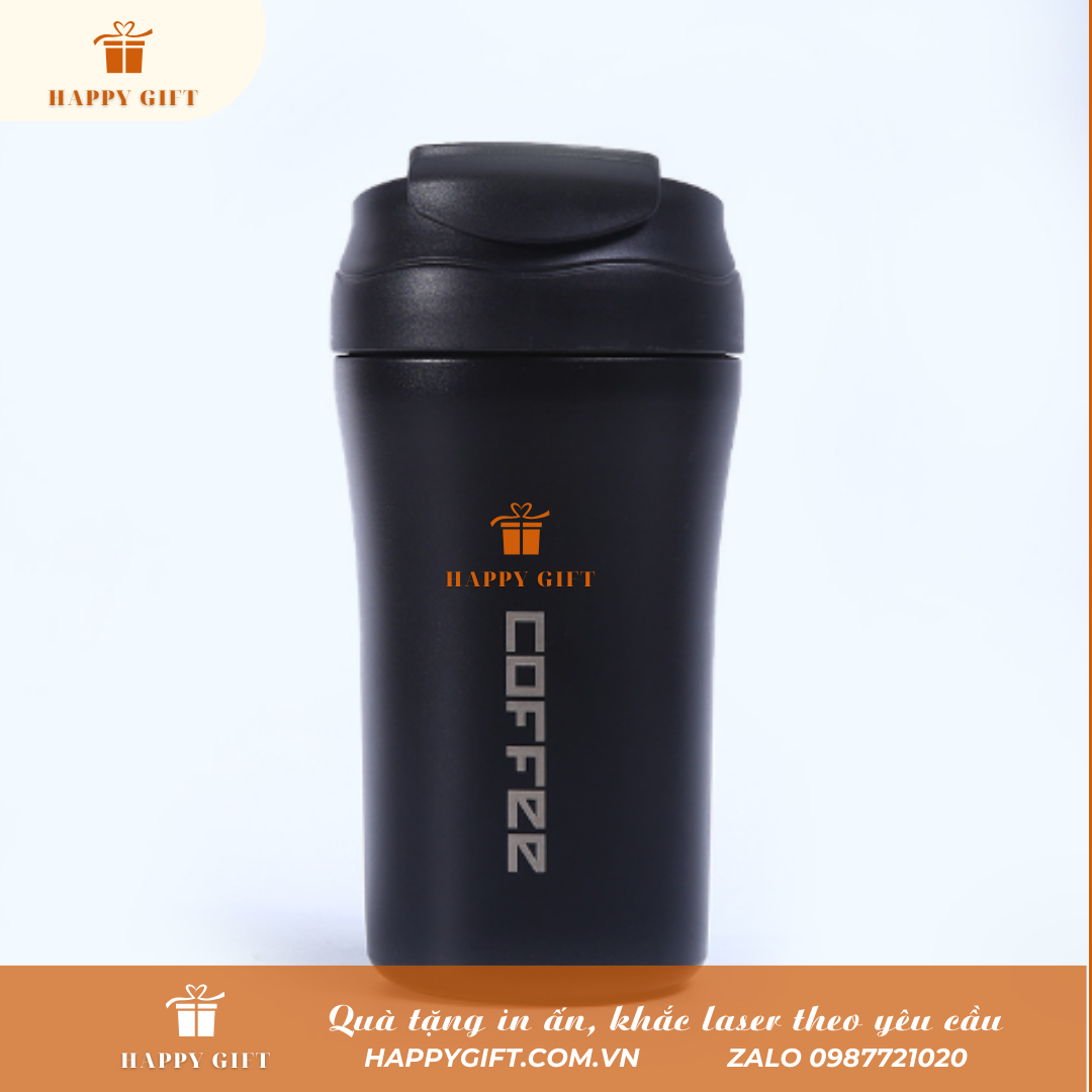 Cốc Coffee Giữ Nhiệt Inox 304 Khắc Tên Theo Yêu Cầu
