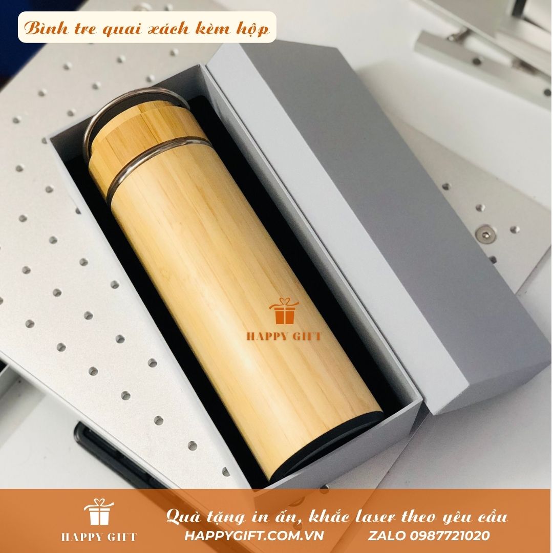 Bình tre kèm hộp - [Quà tặng sinh nhật, Quà tặng dịp lễ, Quà lưu niệm, Quà tặng doanh nghiệp]