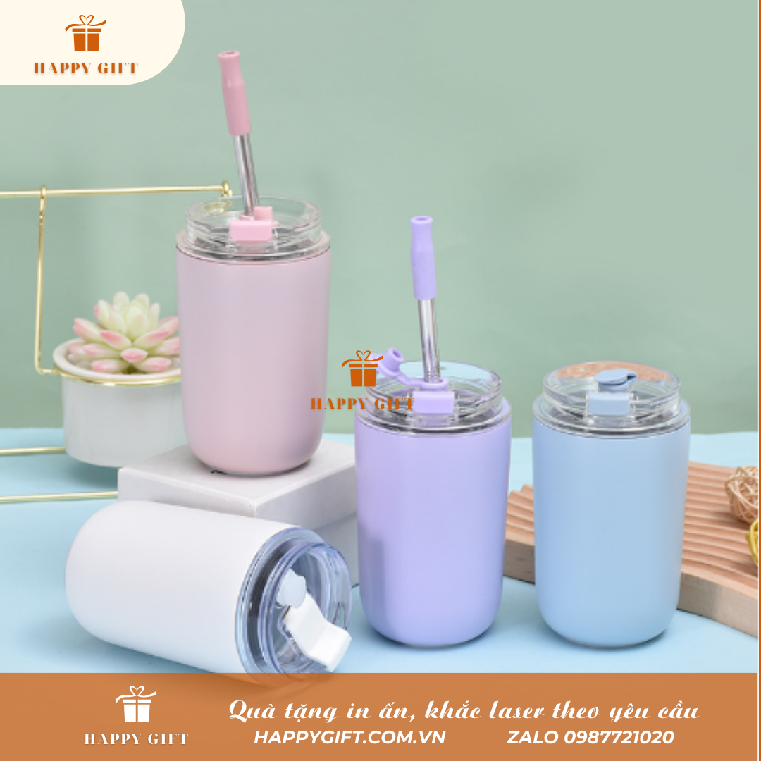 Cốc coffee, Cốc trà sữa mini bỏ túi, Cốc giữ nhiệt inox 304