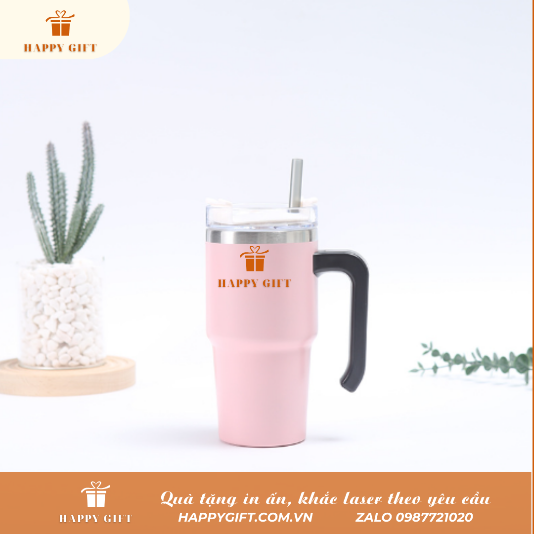 Cốc giữ nhiệt kiểu Mỹ có tay cầm