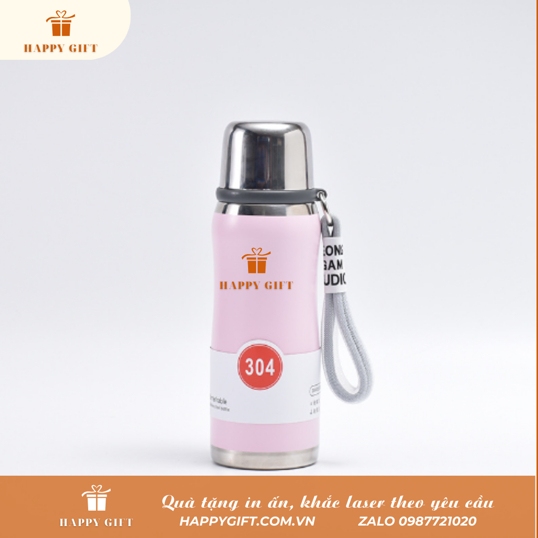 Bình giữ nhiệt thể thao 700ml in logo thương hiệu