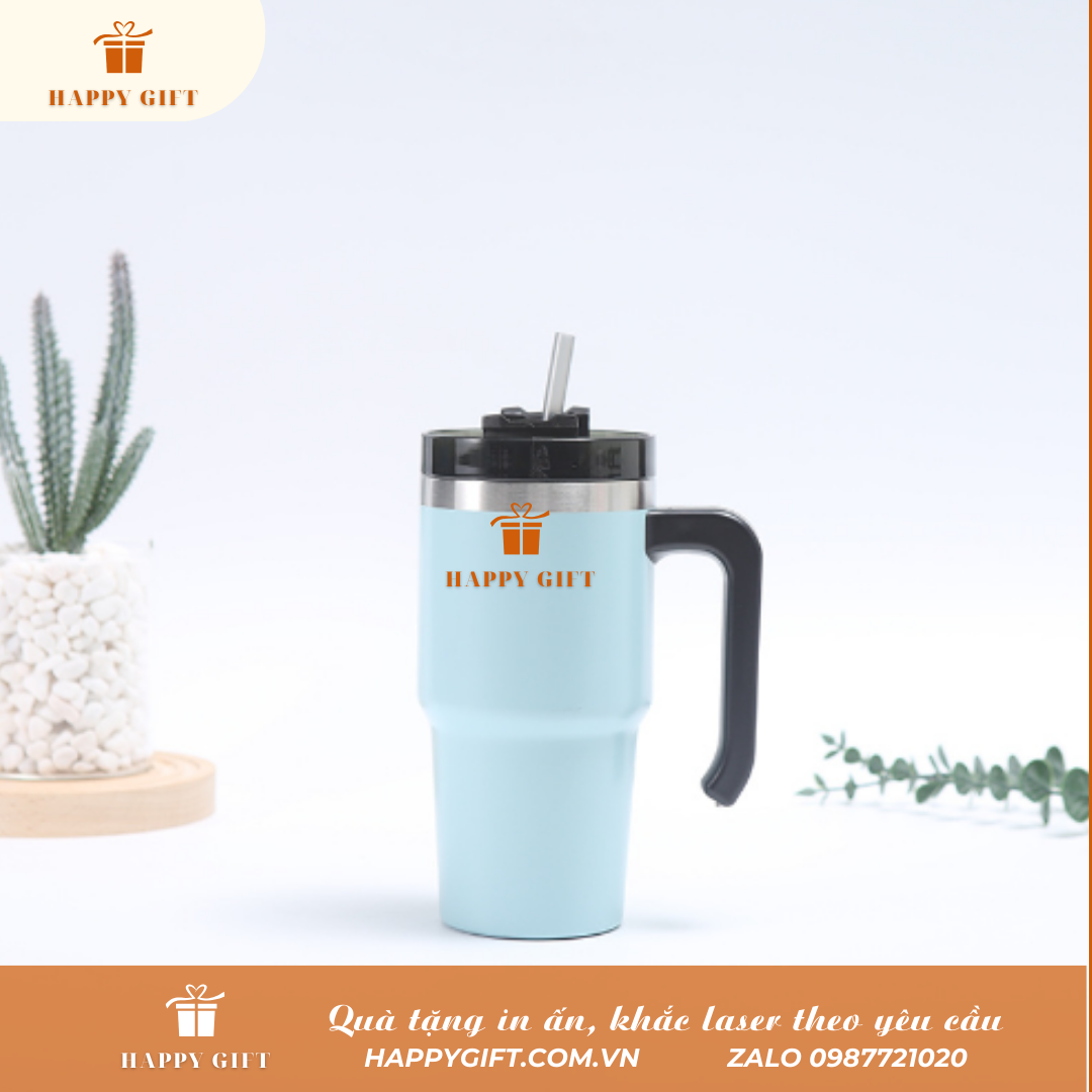 Cốc giữ nhiệt kiểu Mỹ có tay cầm