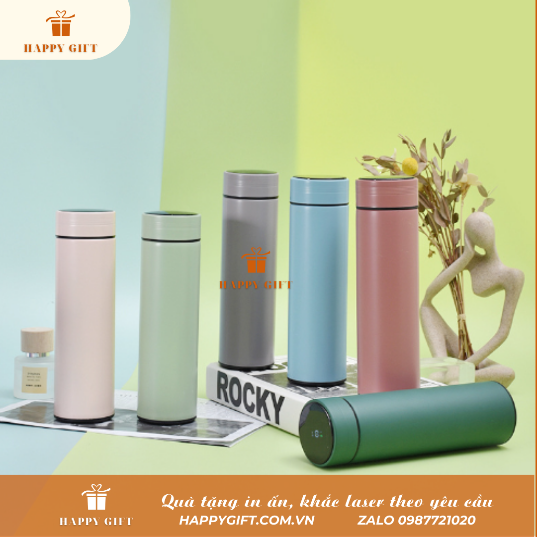 Bình giữ nhiệt hiển thị nhiệt độ