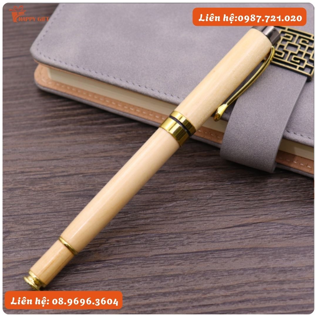 Bút gỗ khắc tên, nội dung theo yêu cầu, lên file thiết kế miễn phí  - Nhận khắc lazer theo yêu cầu giá cả hợp lý - Quà Tặng Giá Rẻ - Khắc lazer, in uv