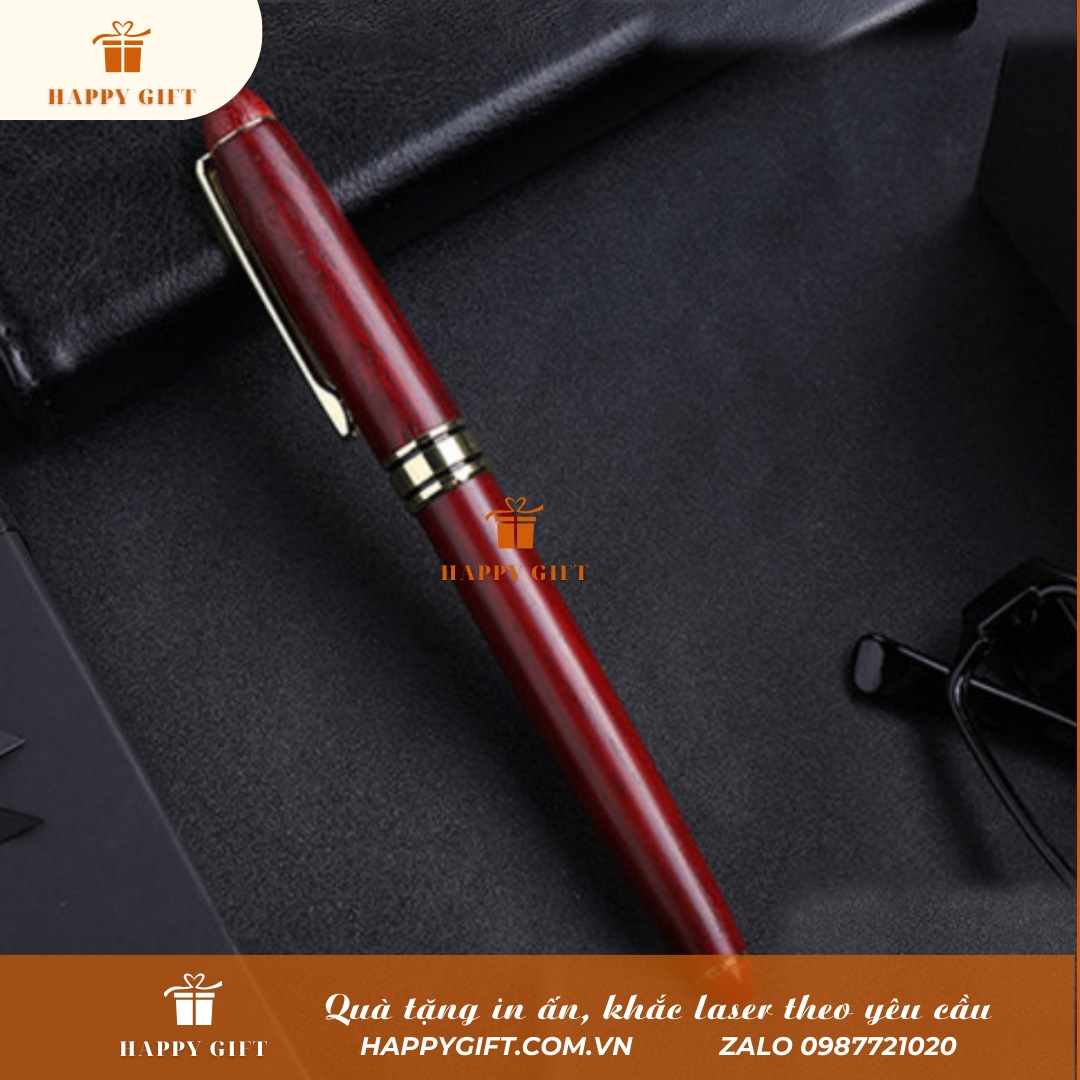 Bút ký nắp cài khắc tên, logo theo yêu cầu, quà tặng doanh nghiệp, quà tặng sự kiện