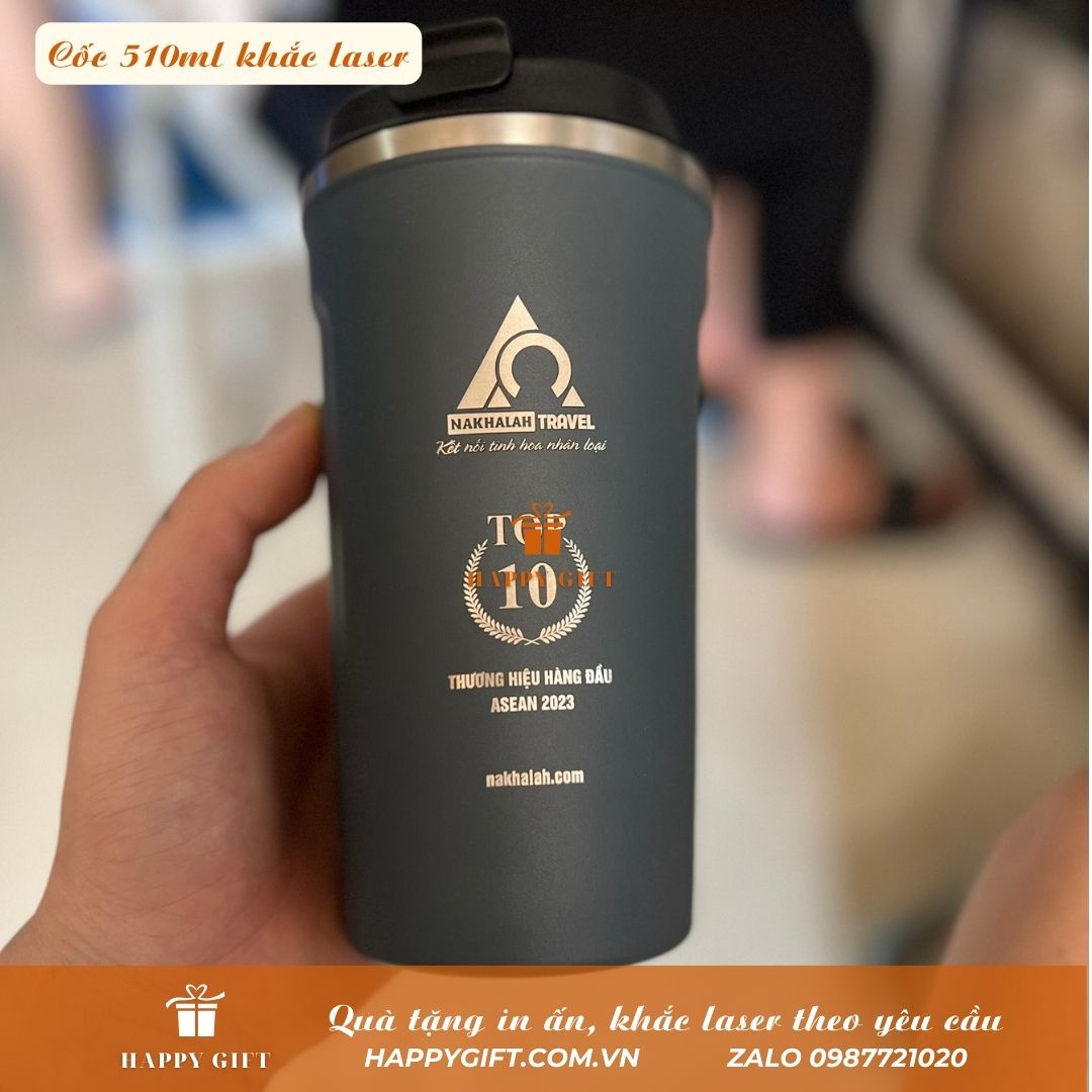 Quà tặng bình giữ nhiệt khắc tên, Quà tặng noel, Quà tặng doanh nghiệp, Quà Tết