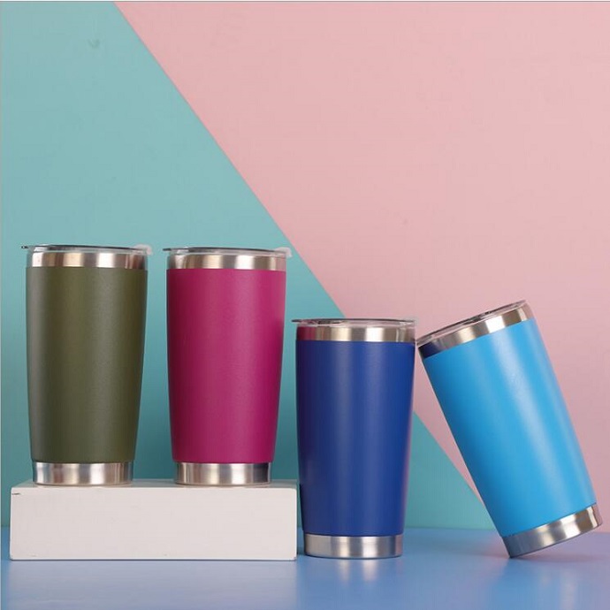 Quà tặng khắc tên Cốc giữ nhiệt 600ml kèm ống hút