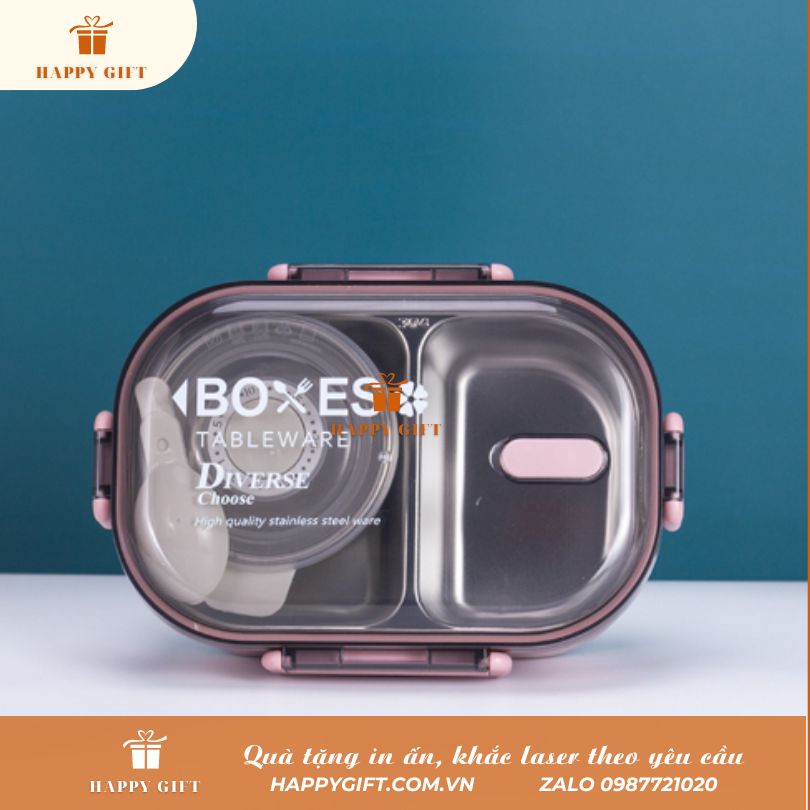Hộp cơm Boxes 2 ngăn kèm bát súp