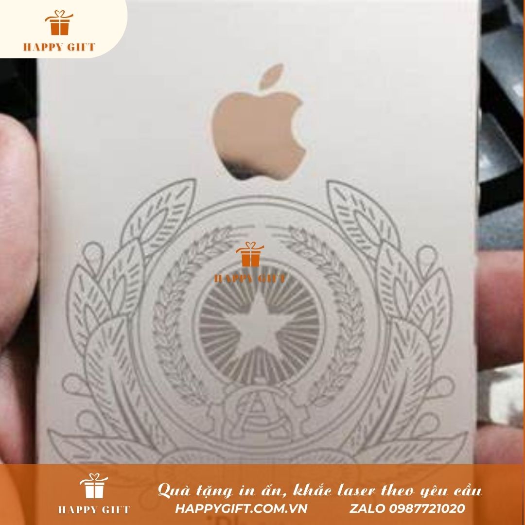 Khắc laser lưng điện thoại, iPad, laptop, Khắc laser chất lượng giá rẻ theo yêu cầu