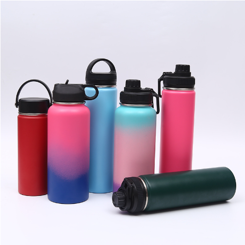 Bình giữ nhiệt màu Ombre 740ml, Bình giữ nhiệt in khắc tên logo thương hiệu