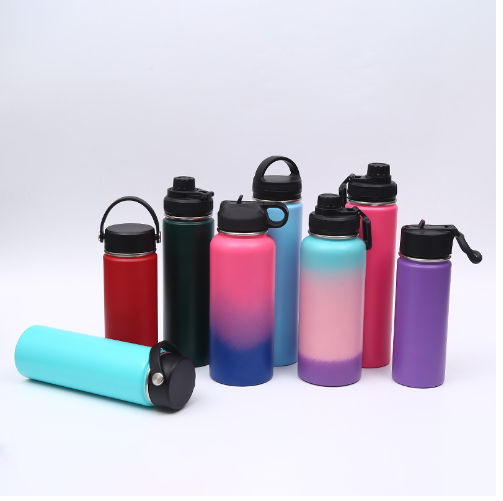 Bình giữ nhiệt màu Ombre 740ml, Bình giữ nhiệt in khắc tên logo thương hiệu