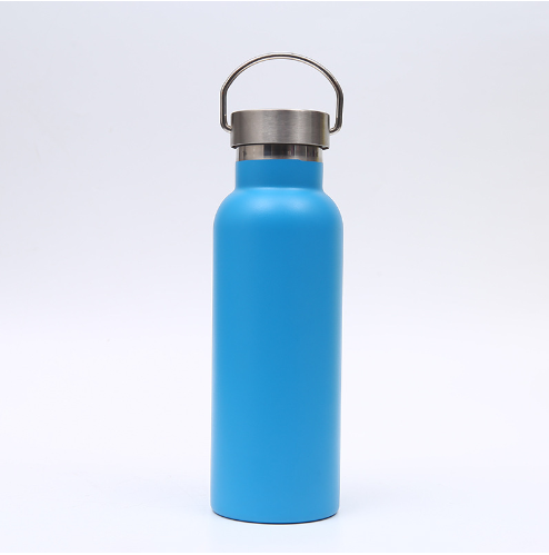 Bình giữ nhiệt hình chai nước có quai xách 750ml, Bình giữ nhiệt in khắc tên logo