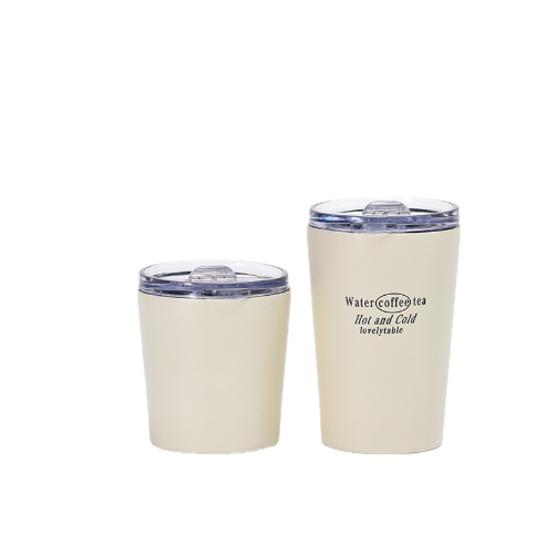 Cốc giữ nhiệt phong cách ins không ống hút 240ml, Cốc giữ nhiệt in tên logo thương hiệu