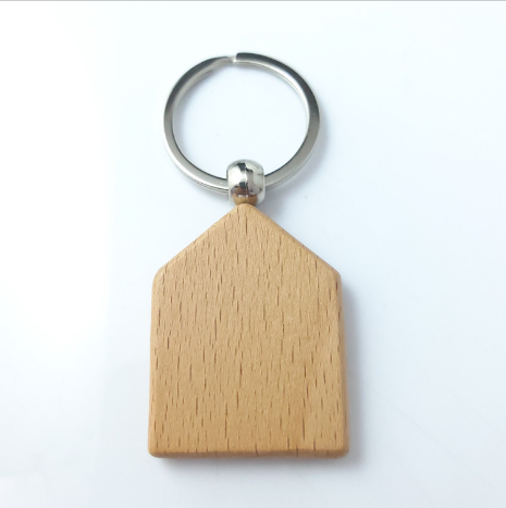 Quà  tặng móc khóa gỗ MK44 khắc tên, Quà tặng móc khóa, quà tặng doanh nghiệp, quà tặng khắc tên