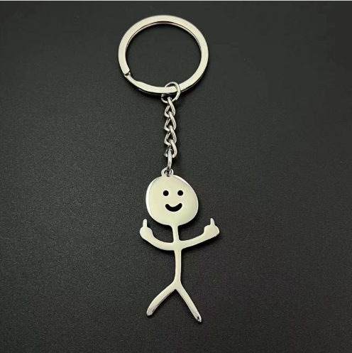 Quà tặng móc khóa khắc tên, móc khóa Stickman vui nhộn khắc tên, quà tặng doanh nghiệp