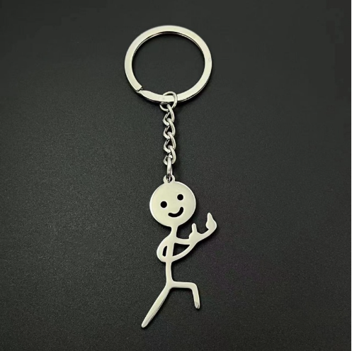 Quà tặng móc khóa khắc tên, móc khóa Stickman vui nhộn khắc tên, quà tặng doanh nghiệp