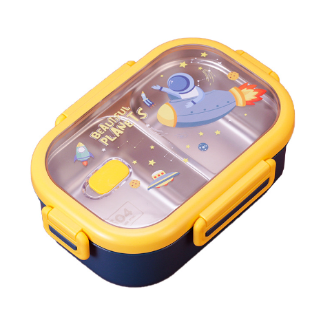 Quà tặng hộp cơm giữ nhiệt in hình hoạt hình, hộp cơm văn phòng