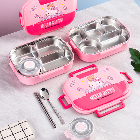 Hộp cơm bento nhựa pp 4 ngăn