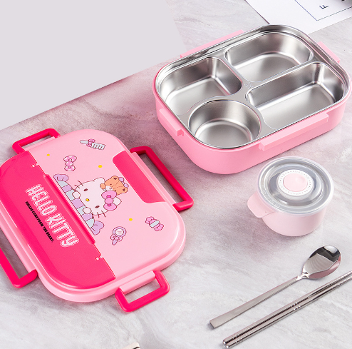 Hộp cơm bento nhựa pp 4 ngăn