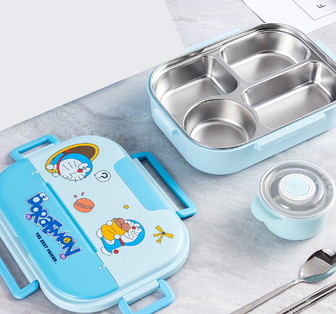 Hộp cơm bento nhựa pp 4 ngăn