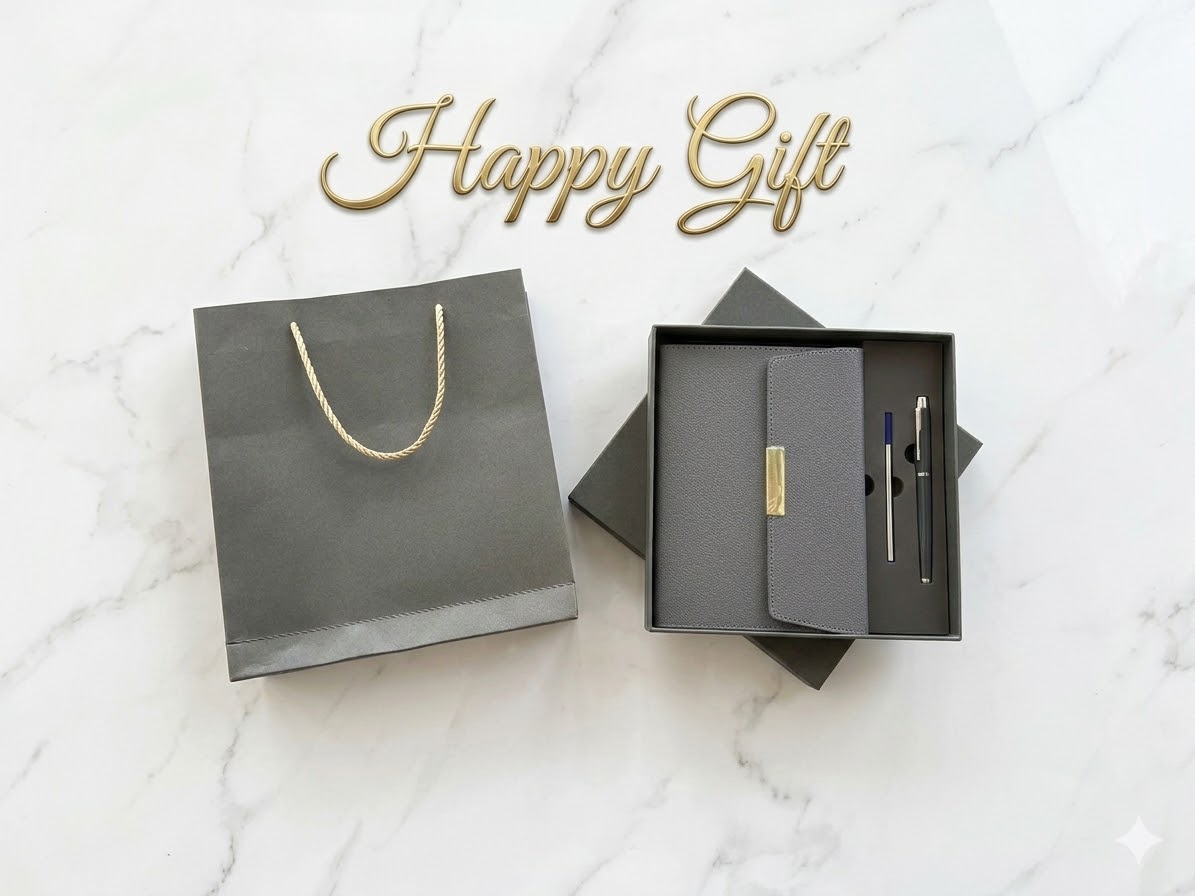 🎁 SET QUÀ SỔ + BÚT CAO CẤP – NHẬN KHẮC TÊN/LOGO THEO YÊU CẦU