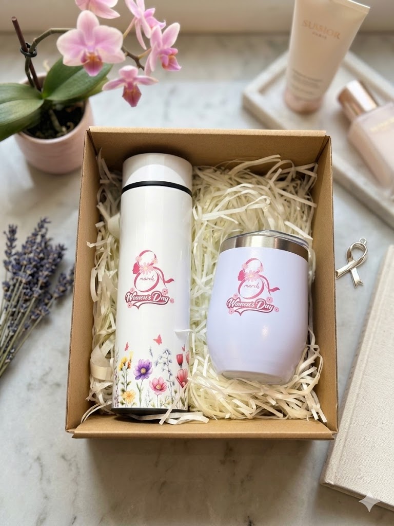 GIFT SET 2 MÓM BÌNH KÈM CỐC TRỨNG GIỮ NHIỆT - S03