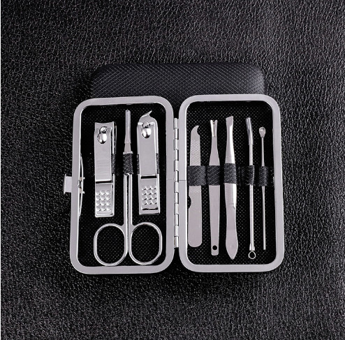 Bộ Bấm Móng Tay 8 Món Thép Không Gỉ - Bộ Tỉa Cắt Móng Tay Cao Cấp