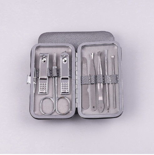 Bộ Bấm Móng Tay 8 Món Thép Không Gỉ - Bộ Tỉa Cắt Móng Tay Cao Cấp