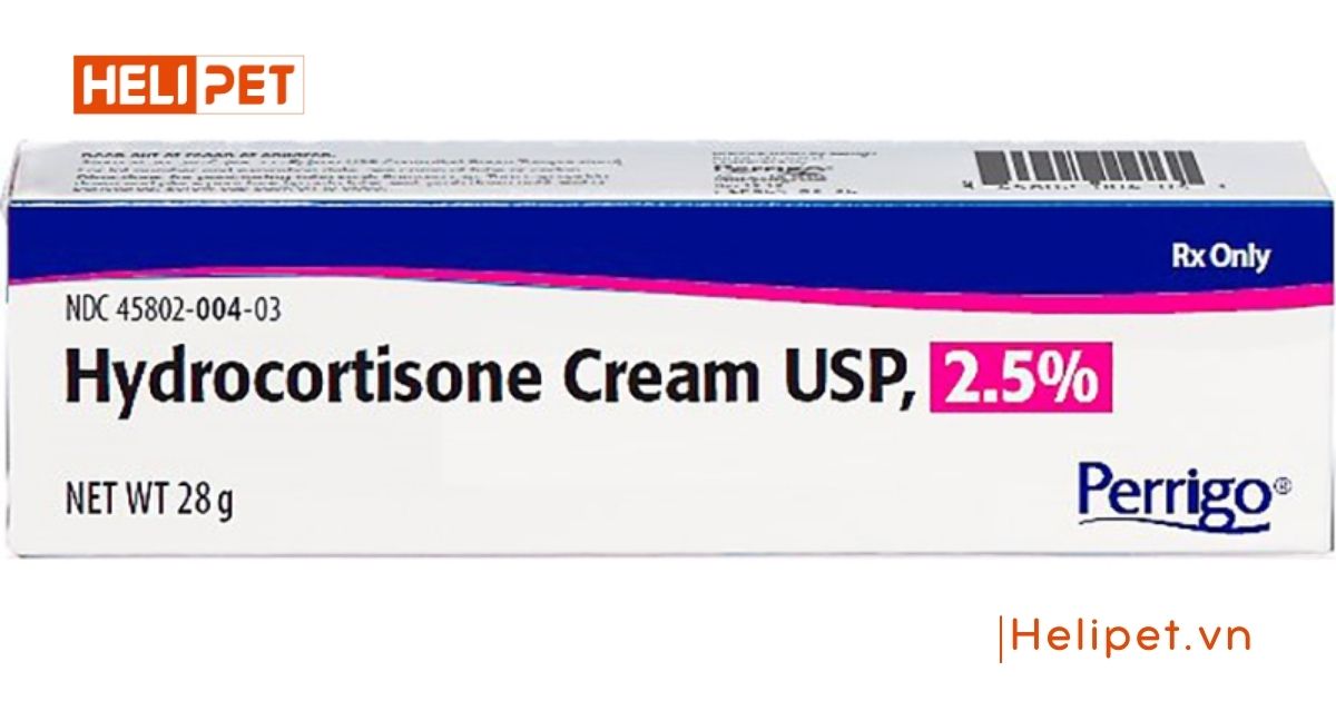 Thuốc bôi Hydrocortisone trị ghẻ ở mèo