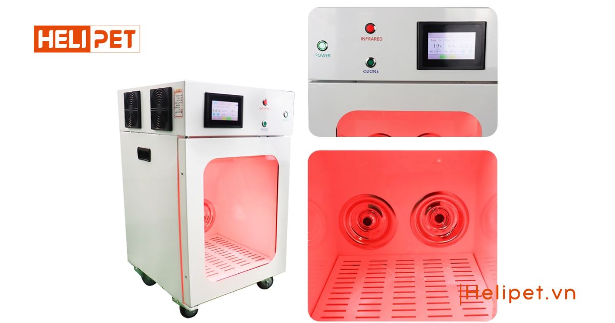 lồng sấy lông chó mèo