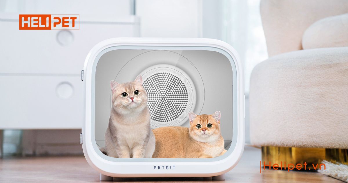 Lồng sấy lông chó mèo PETKIT AirSalon Max Pro Ozone