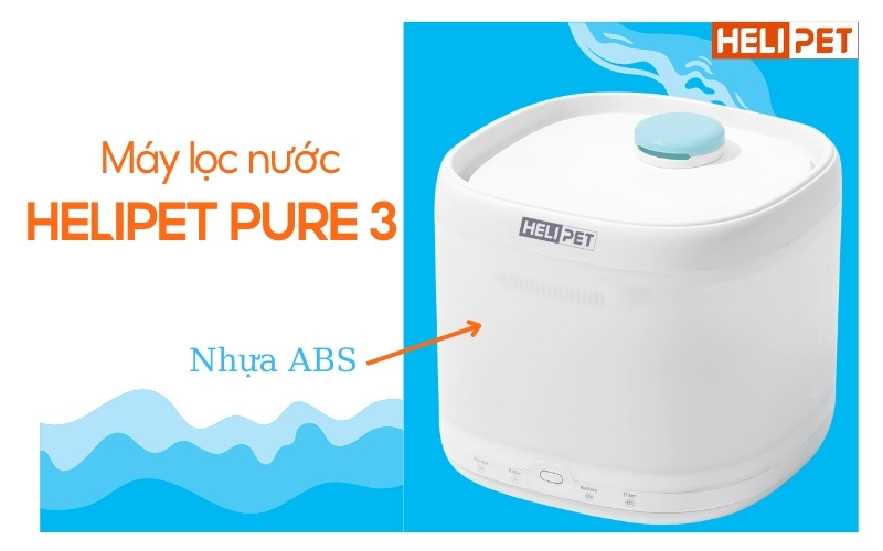 Máy lọc nước cho chó mèo HELIPET PURE 3