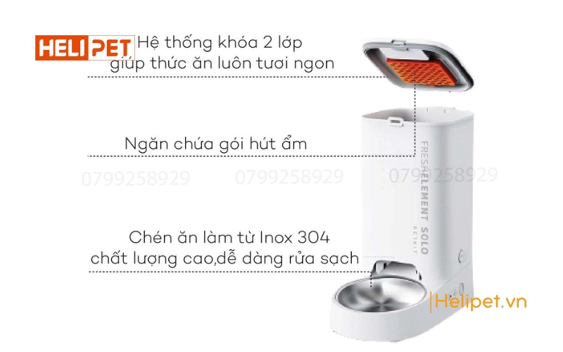 Máy cho ăn tự động PETKIT Fresh Element Solo