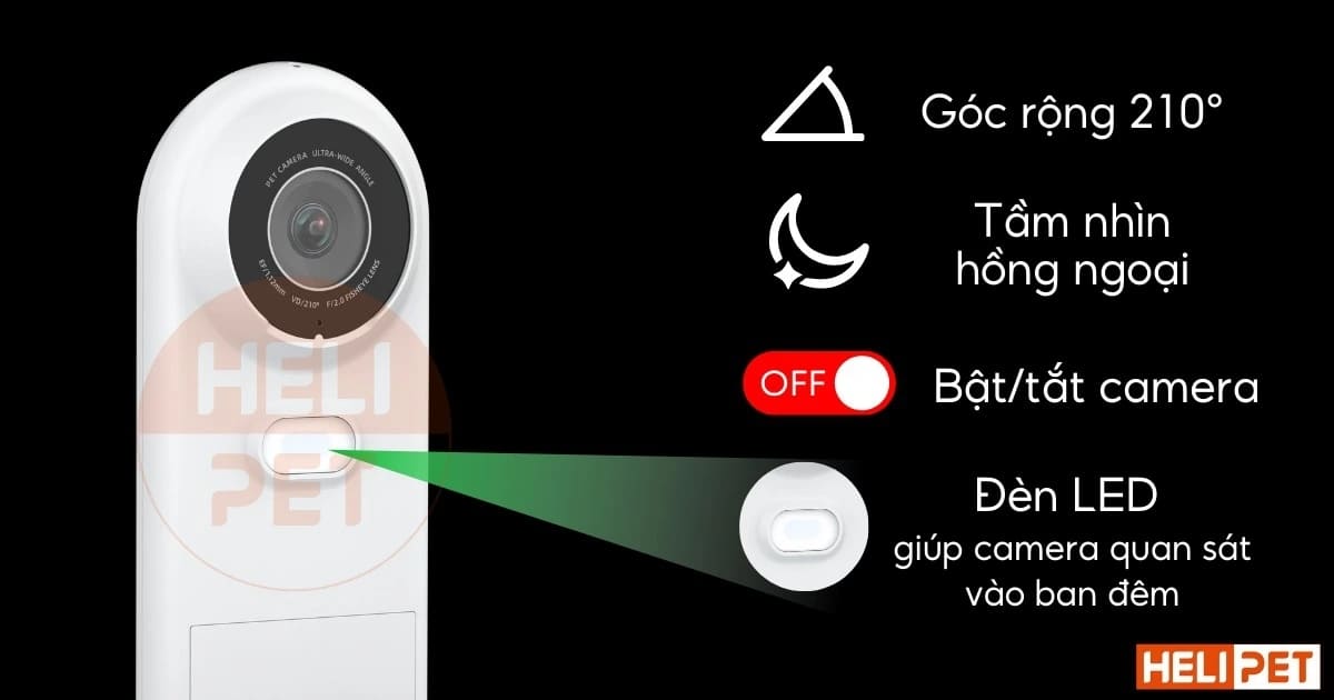 Camera AI thông minh của PETKIT Purobot Max Pro 2 với nhiều tính năng