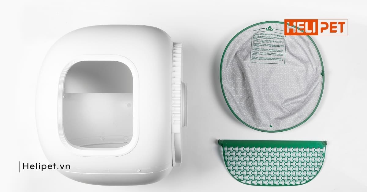 Máy dọn phân mèo PETKIT dễ vệ sinh