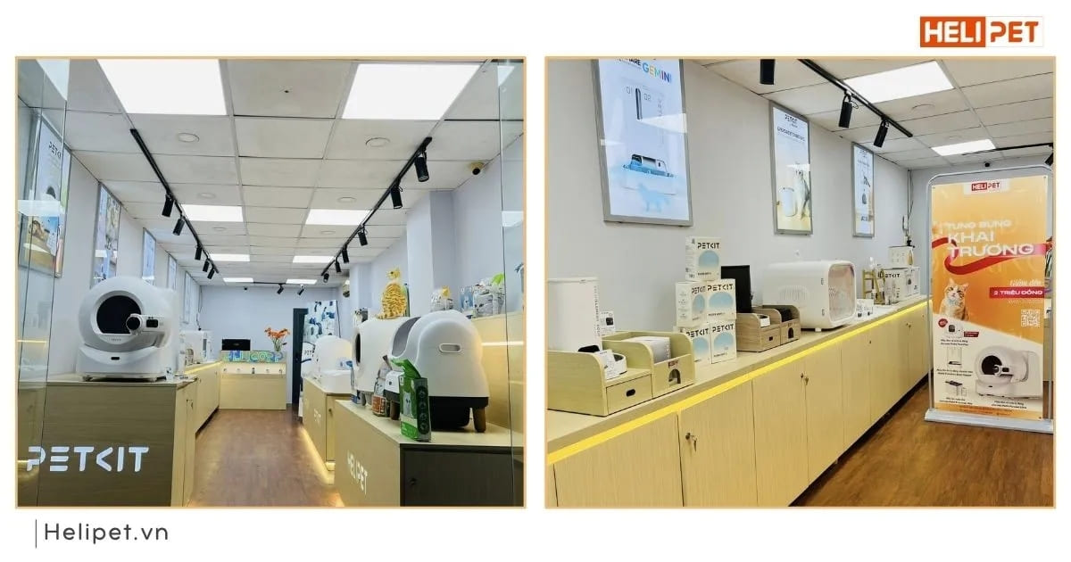 Cửa hàng HeLiPet tại TP.HCM