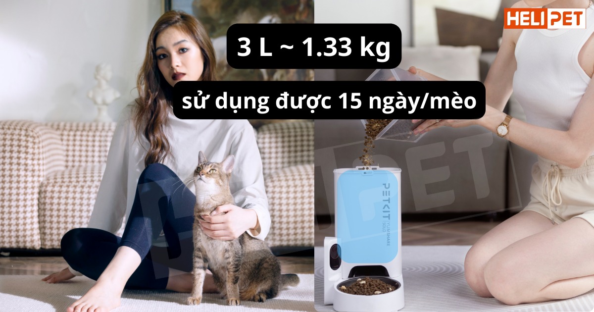 máy ăn có camera Petkit Solo YumShare