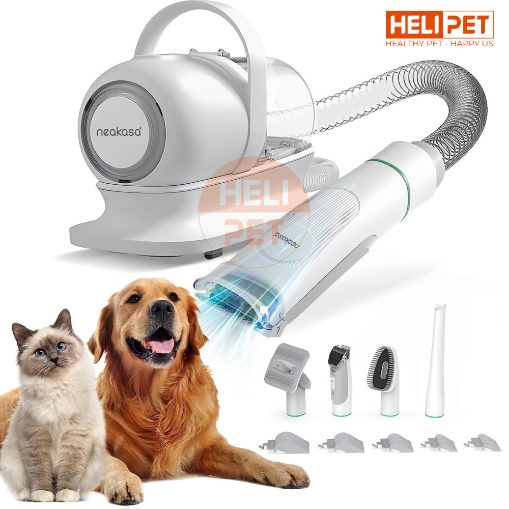 Máy chải hút lông chó mèo Neakasa P1 Pro 5-in-1 Pet Grooming Vacuum