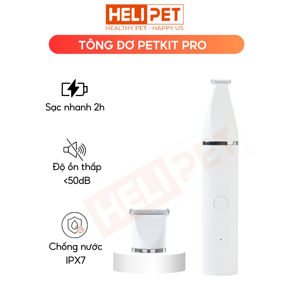 Tông đơ cắt lông chó mèo PETKIT 2in1 PRO