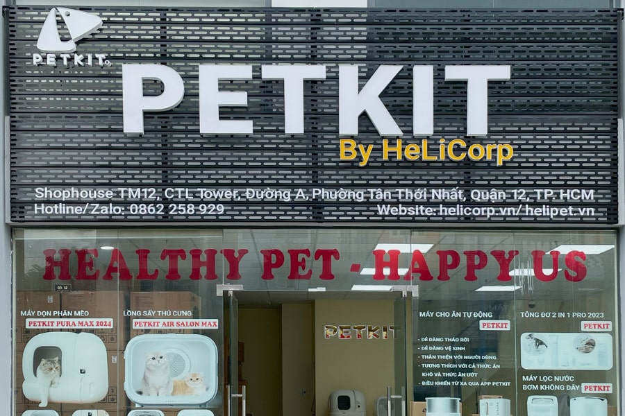 Petkit by Helicorp, cung cấp các sản phẩm cho thú cưng