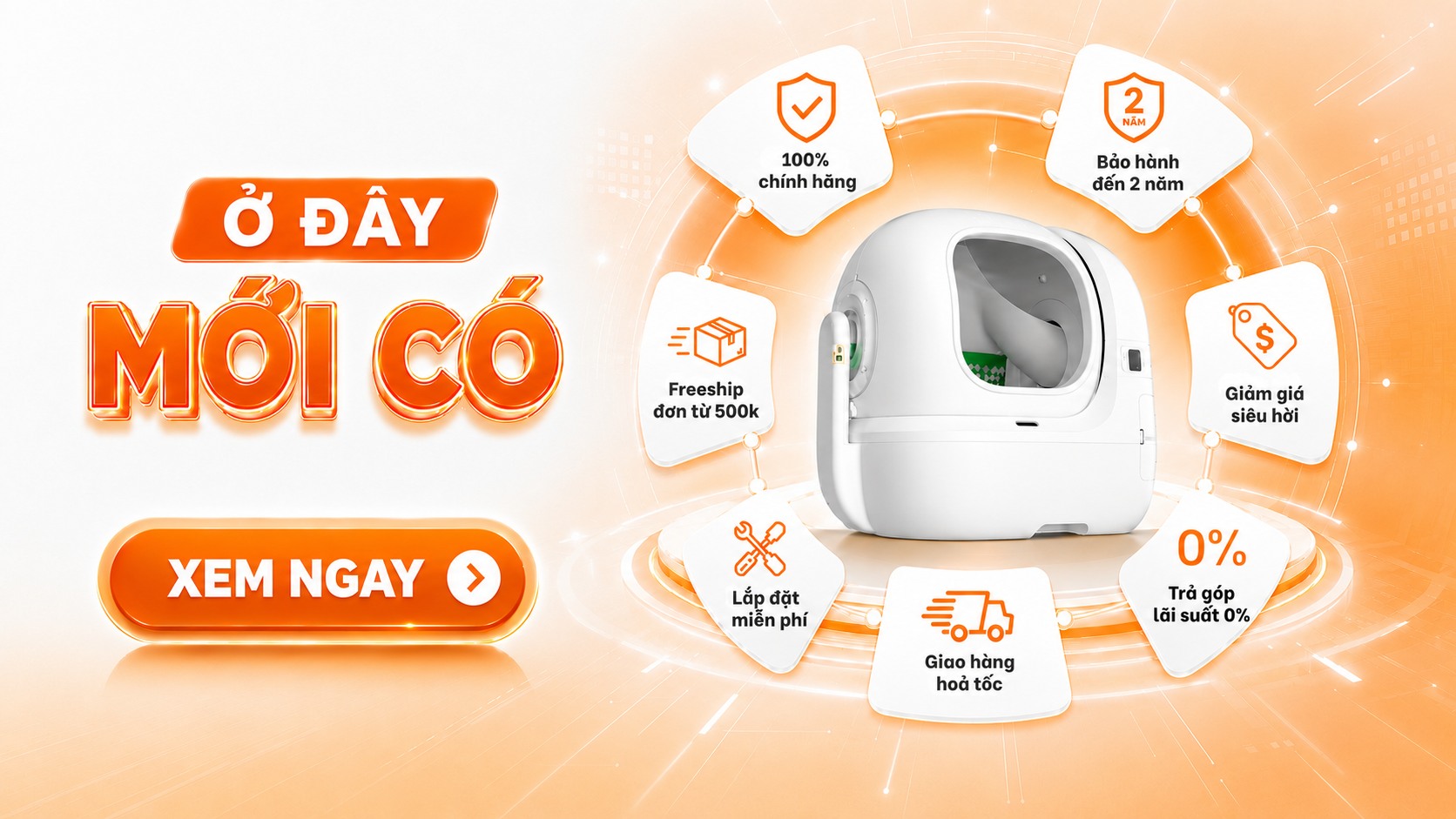 Máy dọn vệ sinh tự động PETREE x HELIPET