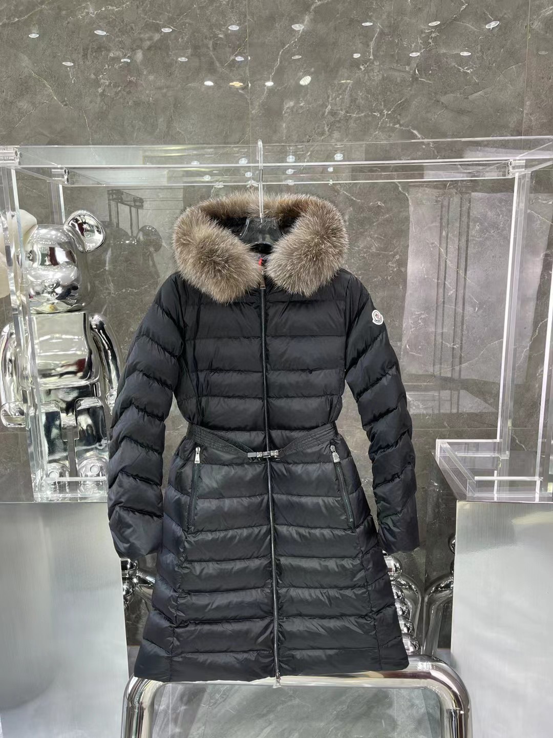 Moncler Khloe Long Down Jacket