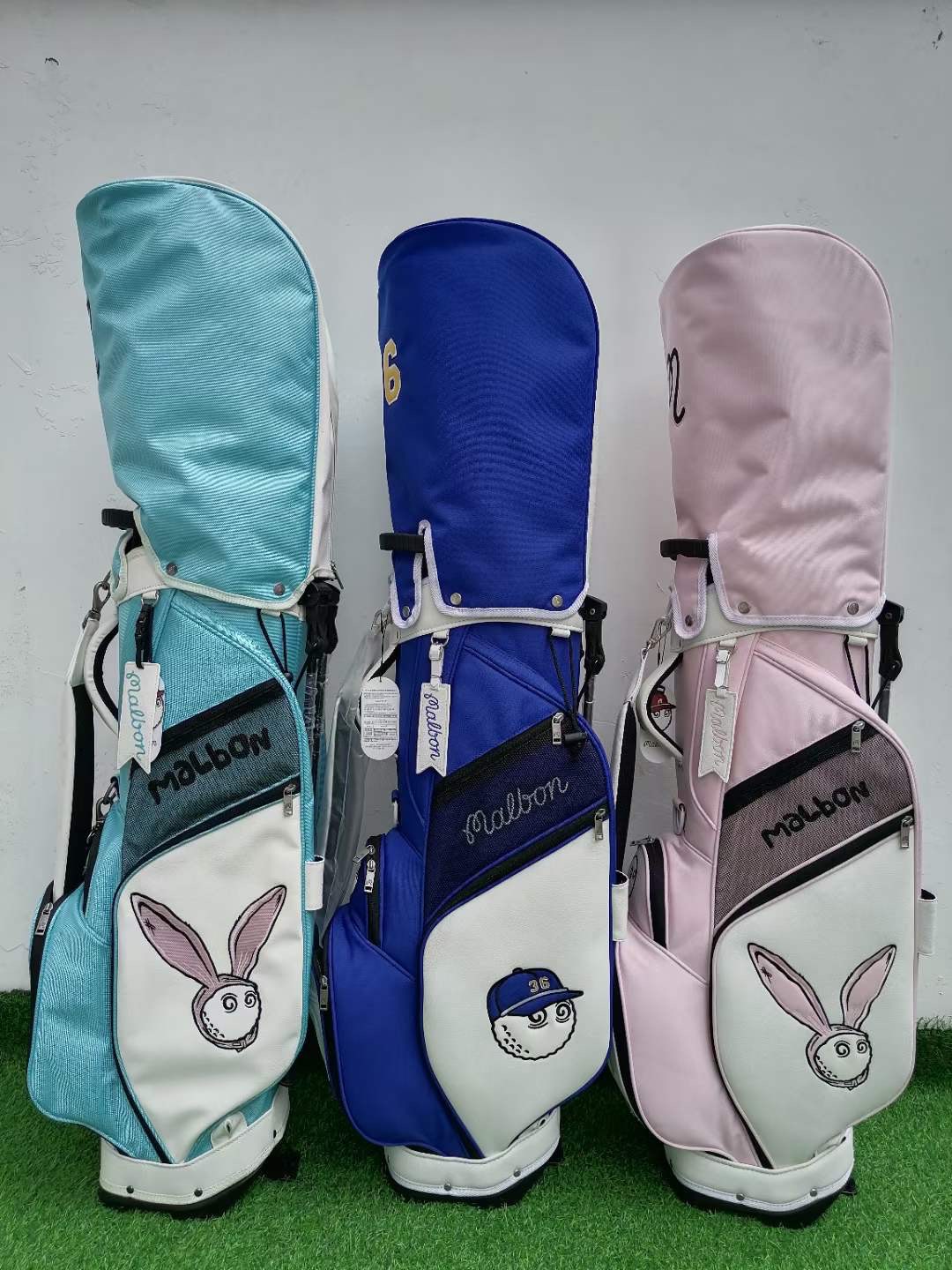 Malbon Rabbit Stand Golf Bag
