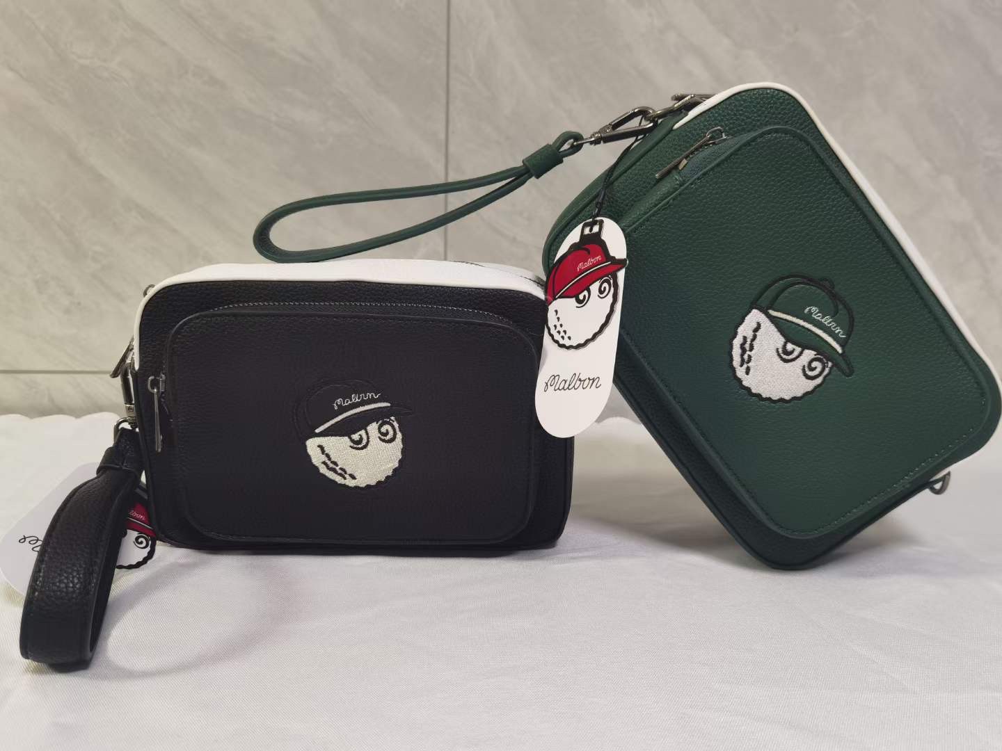 Malbon Golf 2022-23FW Unisex Street Style Plain Logo Handbags