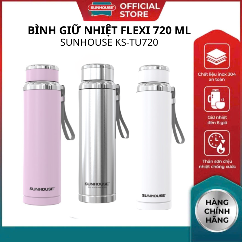 Bình giữ nhiệt Flexi Sunhouse 720 ml