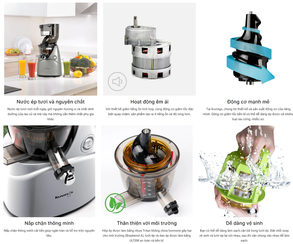 Máy ép chậm Kuvings C9000 [NS-924CBC2]